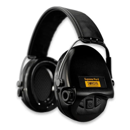 Gehörschutz SUPREME PRO-X SLIM , Headband, Black