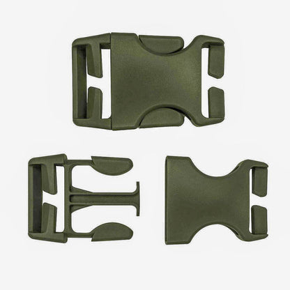 Ersatz-Schnalle: Kunststoff Steckschnalle - olive drab