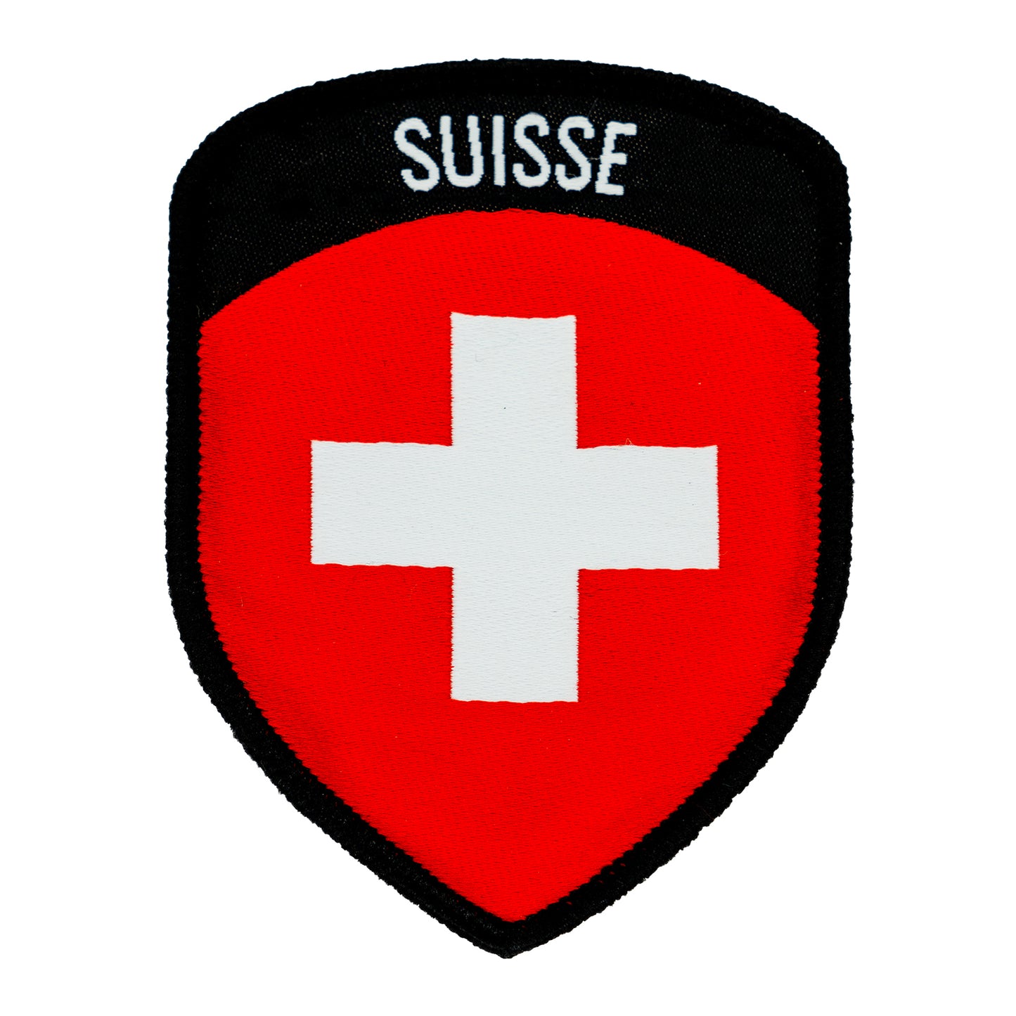 Klettabzeichen Landeswappen SUISSE - Red
