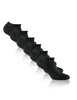 Sneaker 3er Pack, schwarz