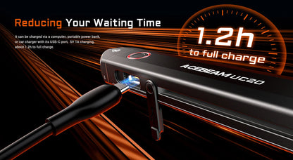 Taktische LED-Taschenlampe UC20, 1'000 Lumen, inkl. Akku