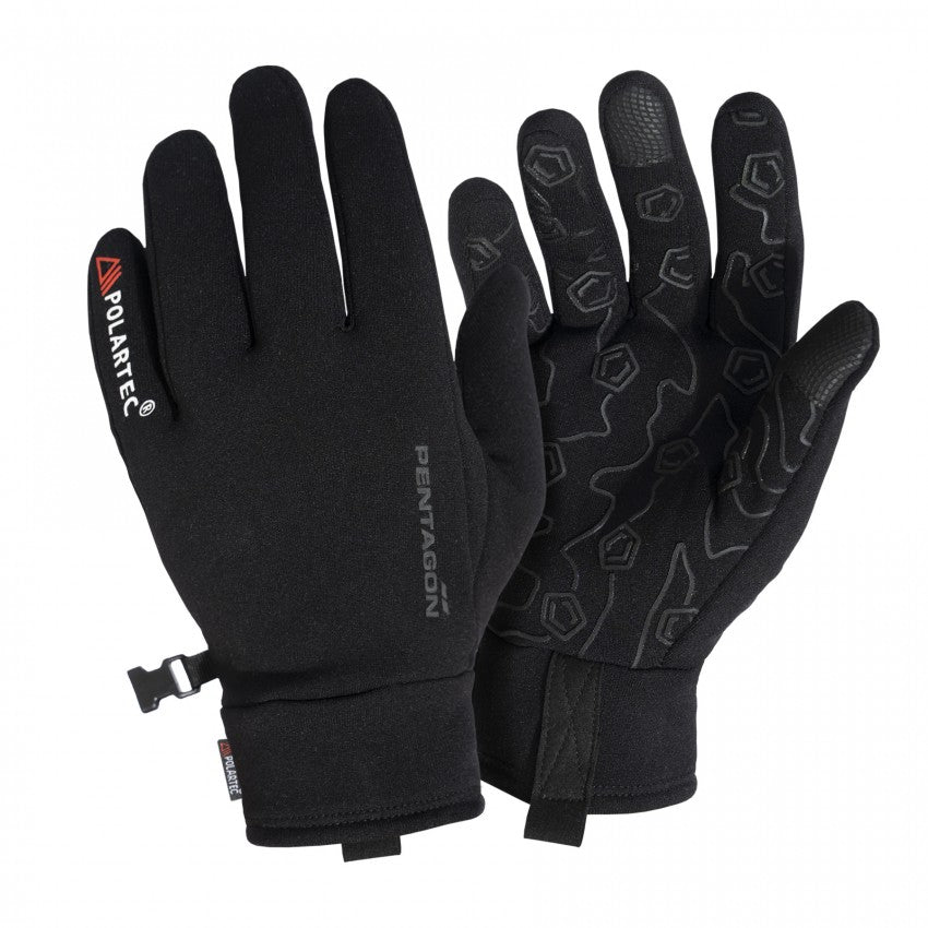Ursus Power Stretch Polartec Gloves, Black
