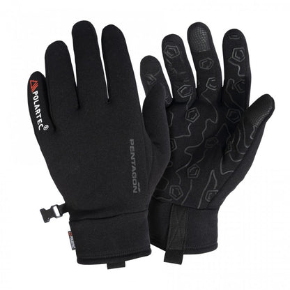 Ursus Power Stretch Polartec Gloves, Black