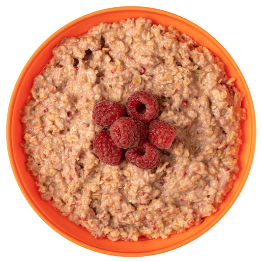 Granola with Raspberries  (450 kcal) [Vegetarian]