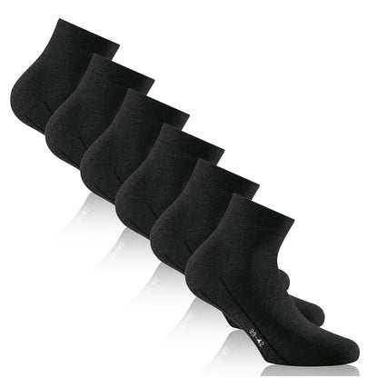 Sneaker Plus 3er Pack, schwarz