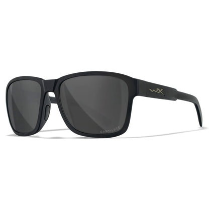 WX TREK Lenses: CAPTIVATE™ Polarized grey, Frame: matte black