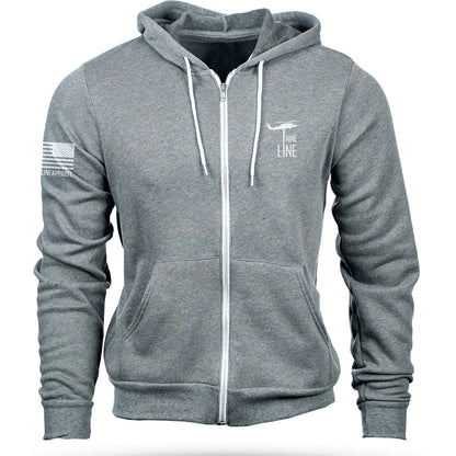 DROPLINE LOGO - FULL-ZIP HOODIE