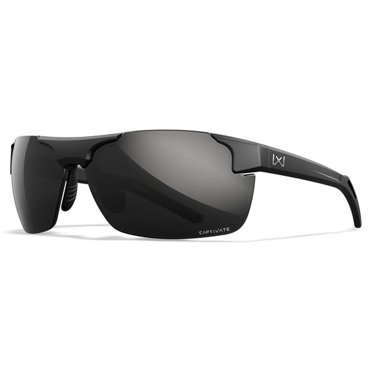 WX PRIME Lenses: CAPTIVATE™ Polarized black Mirror, Frame: matte black