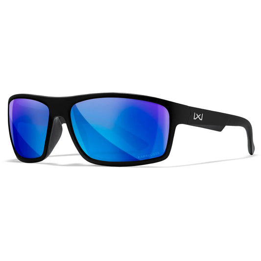 Sonnenbrille WX PEAK XL, CAPTIVATE™ Polarized Blue Mirror, Frame: Matte Black