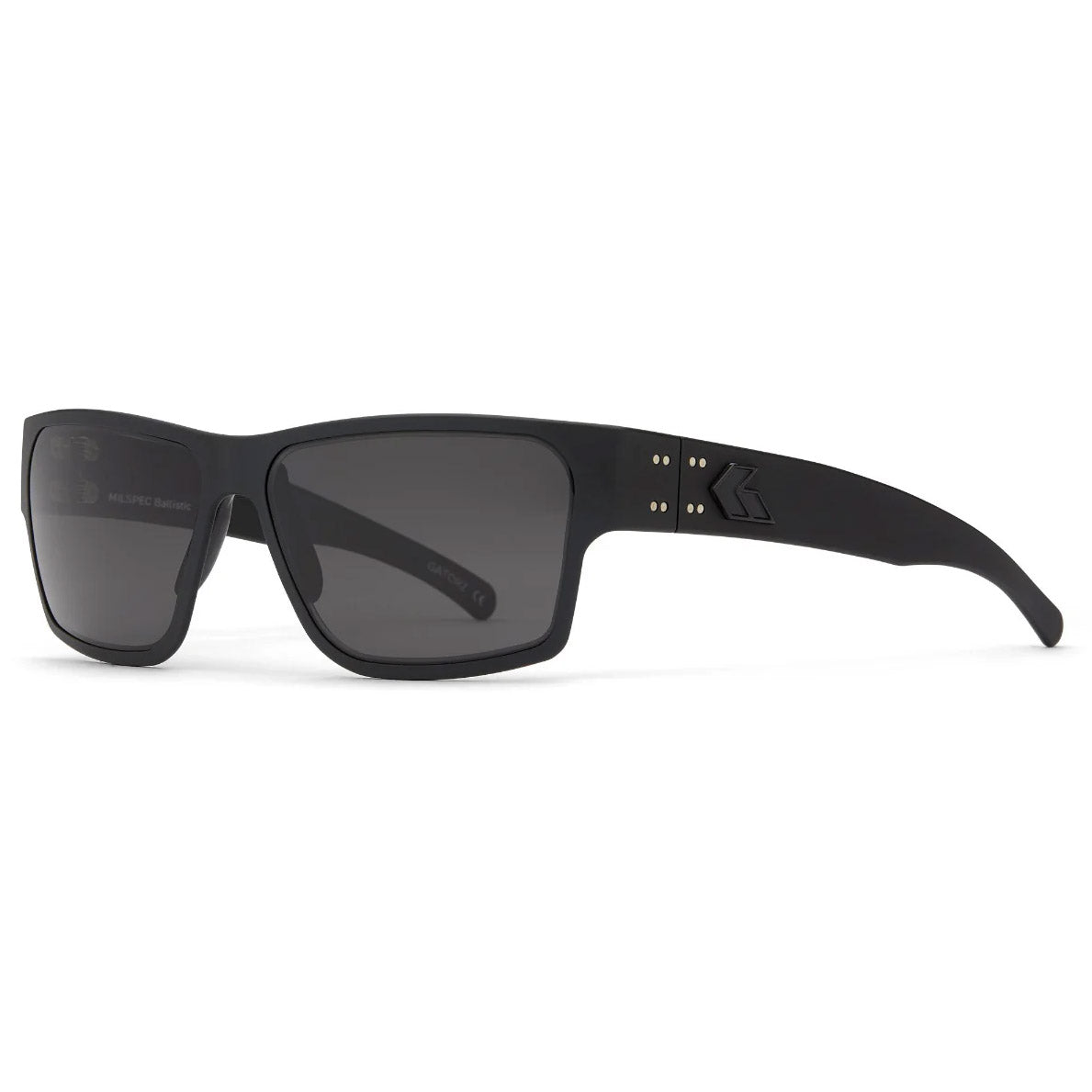 DELTA MILSPEC BALLISTIC, black anodized, black Logo, smoke w/ anti-fog