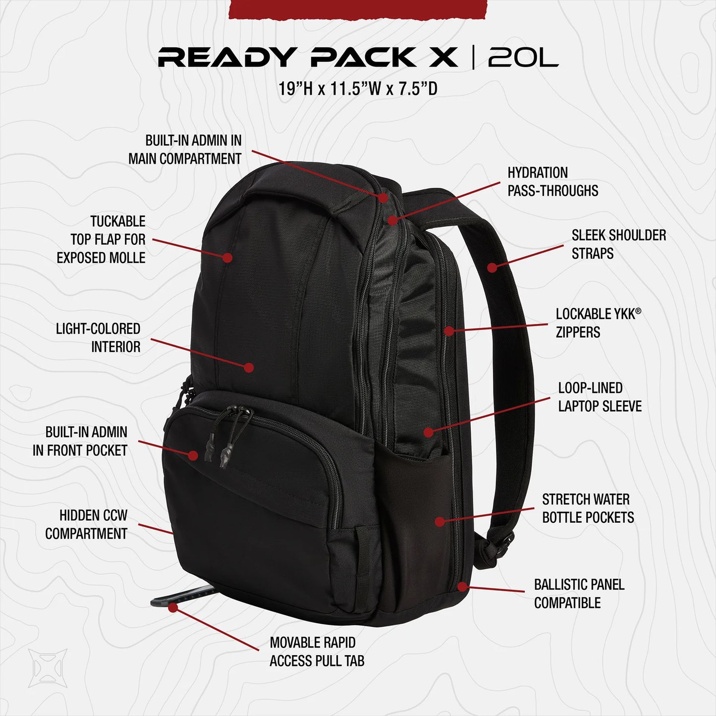 Ready Pack X, 20 Liter