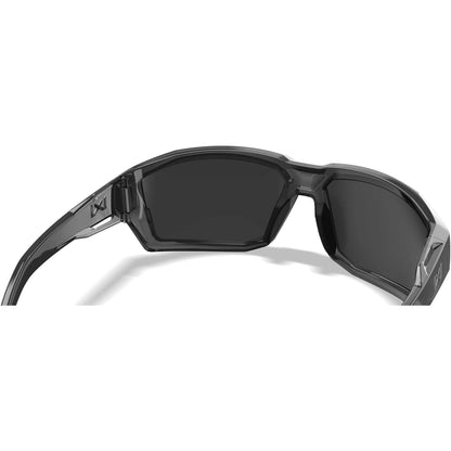 Sonnenbrille WX Alpine, Gloss Crystal Grey Frame with CAPTIVATE™ Polarized Blue Mirror Lenses