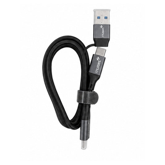 EL5-127 XPLight USB-C Kabel 60cm (USB-C zu USB-C/USB-A)