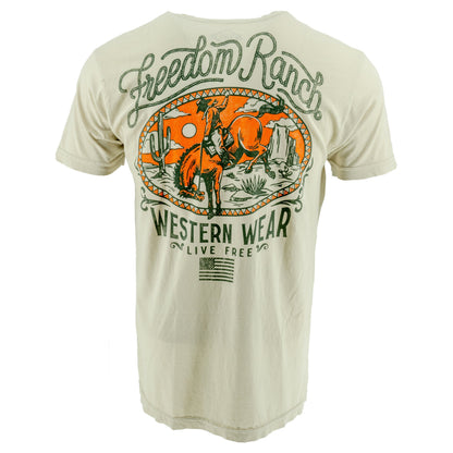 T-Shirt WESTERN WEAR SS TEE, off white