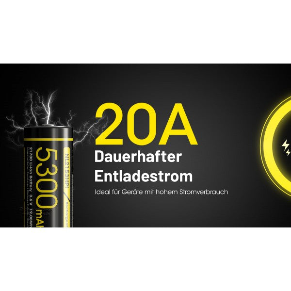 21700 NL2153HPi Akku 5300 mAh