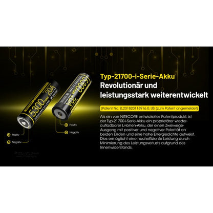 21700 NL2153HPi Akku 5300 mAh