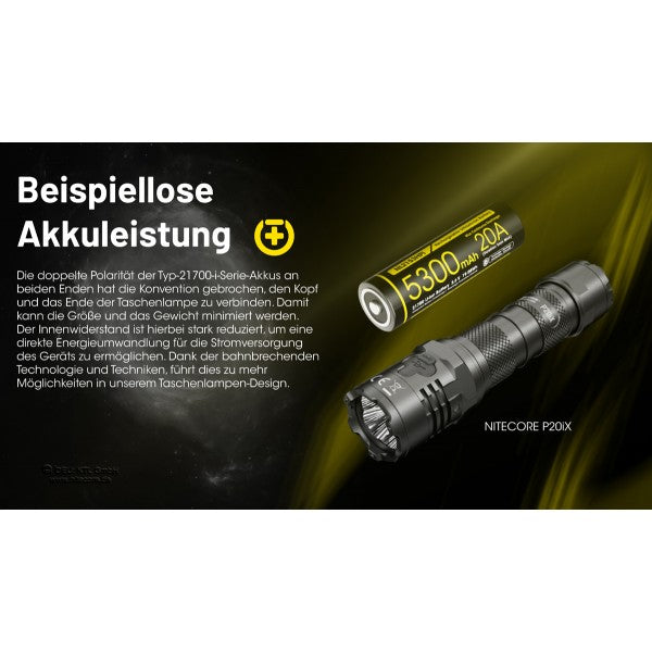 21700 NL2153HPi Akku 5300 mAh