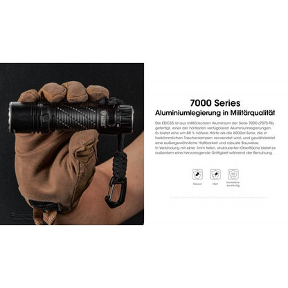 LED-Taschenlampe EDC 35, 5'000 Lumen, inkl. Akku