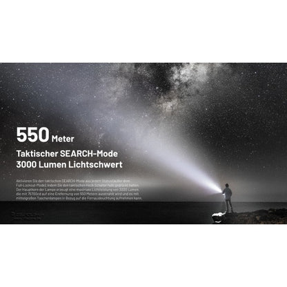 LED-Taschenlampe EDC 35, 5'000 Lumen, inkl. Akku