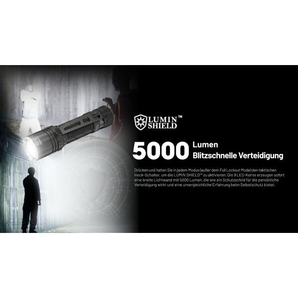 LED-Taschenlampe EDC 35, 5'000 Lumen, inkl. Akku