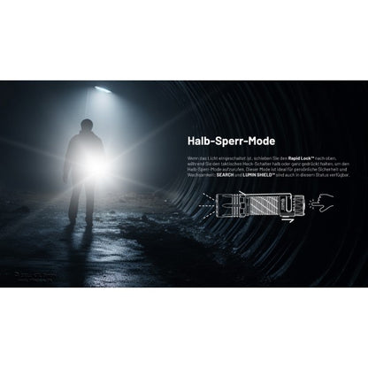 LED-Taschenlampe EDC 35, 5'000 Lumen, inkl. Akku
