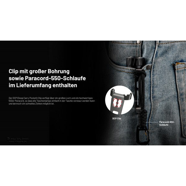 LED-Taschenlampe EDC 35, 5'000 Lumen, inkl. Akku