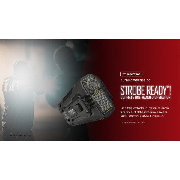 LED-Taschenlampe EDC 37, 8'000 Lumen, inkl. Akku