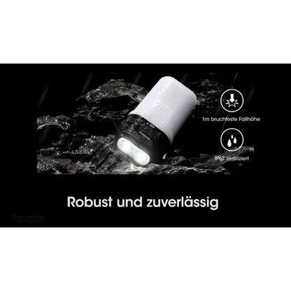 LED-CAMPINGLAMPE LR70, 3'000 Lumen (inkl. Akkus)