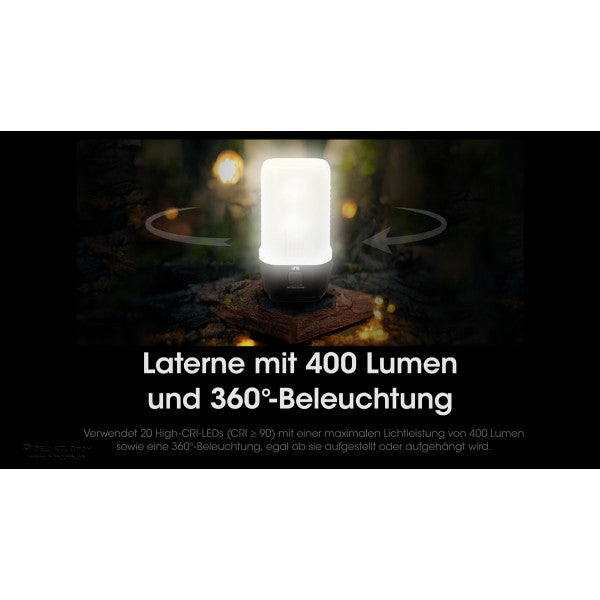 LED-CAMPINGLAMPE LR70, 3'000 Lumen (inkl. Akkus)