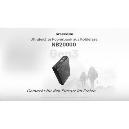 Powerbank NB20000 Gen3, 20'000 mAh