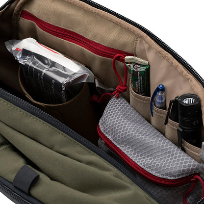 2 Pack Small Overflow Mesh Pouch, Ash Grey