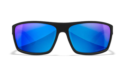 Sonnenbrille WX PEAK XL, CAPTIVATE™ Polarized Blue Mirror, Frame: Matte Black