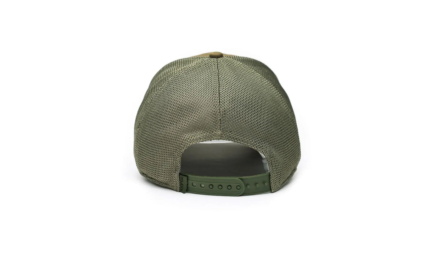 Trucker Cap Olive Green Black