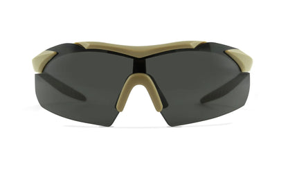 WX VAPOR 2.5 Shields: grey/clear/light Rust, Frame: matte tan