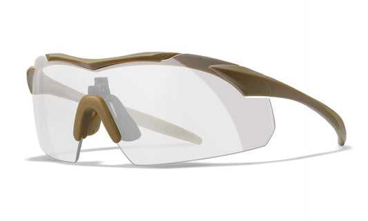 WX VAPOR 2.5 Shields: grey/clear/light Rust, Frame: matte tan